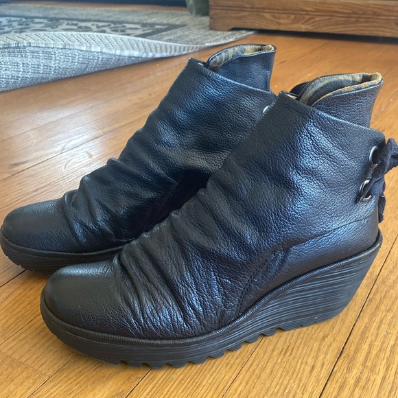 Fly London Shoes - Fly London wedge booties